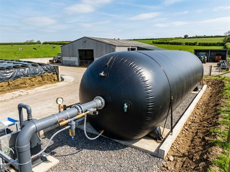 Biogas Tube - Flexible Anaerobic Digester & Gas Holder