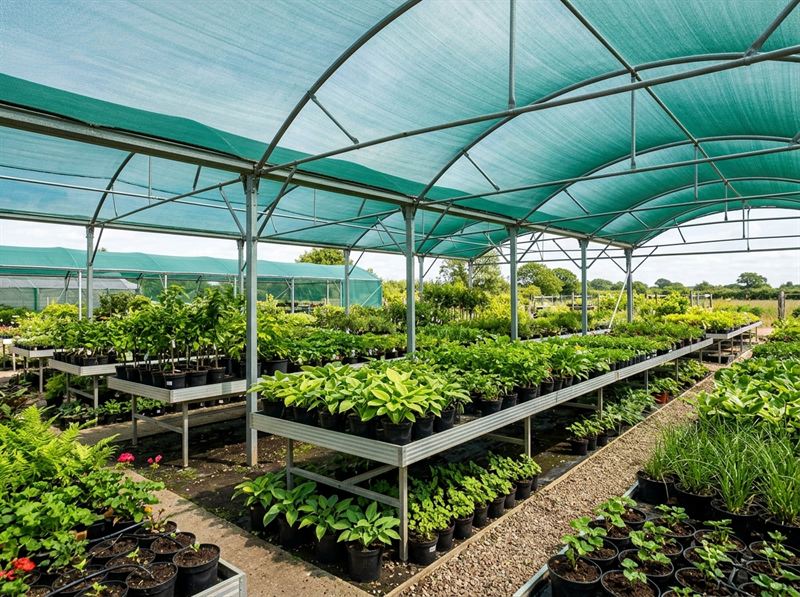 Nursery Sheds - Horticulture Agro Shade Net Structure