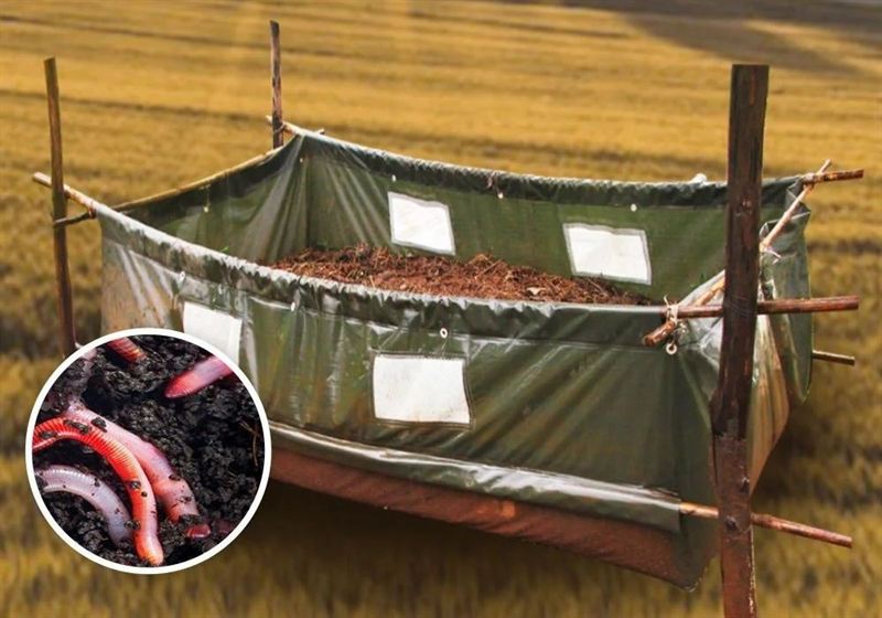 Vermibeds - Heavy Duty HDPE Vermicomposting Bed with Aeration